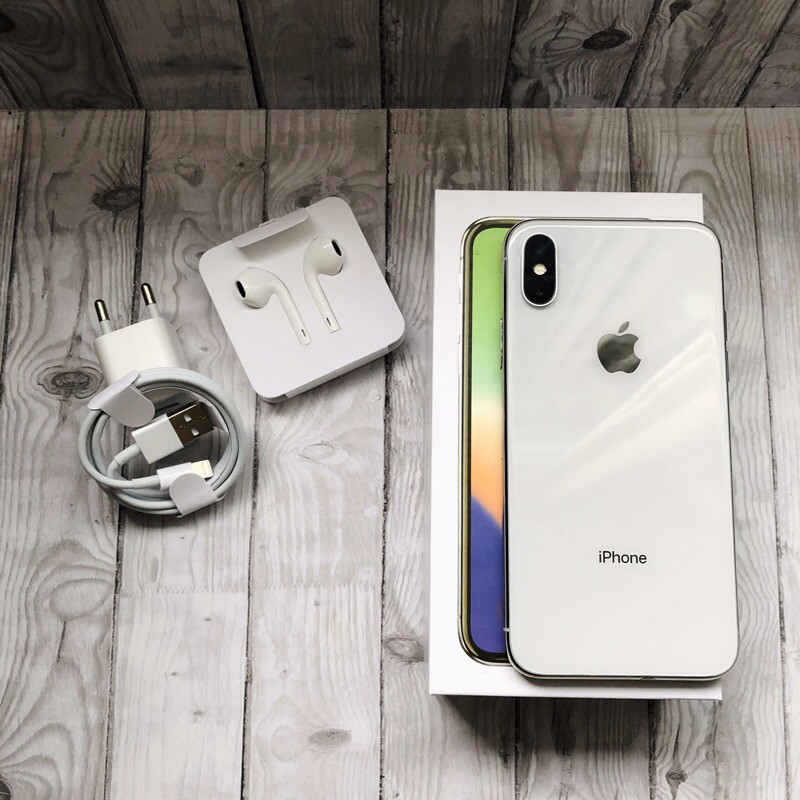 IPHONE X SILVER 64GB SECOND (ALL OPERATOR)