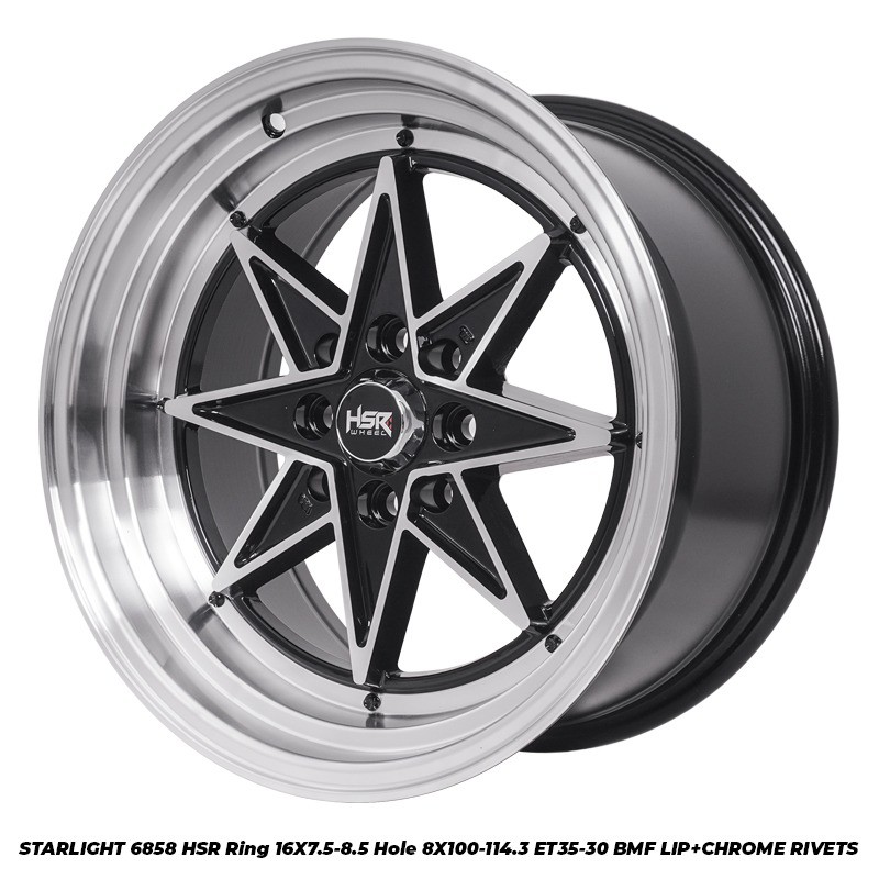 Jual Velg racing HSR R16 STARLIGHT RING 16 velg mobil SUZUKI Karimun ...