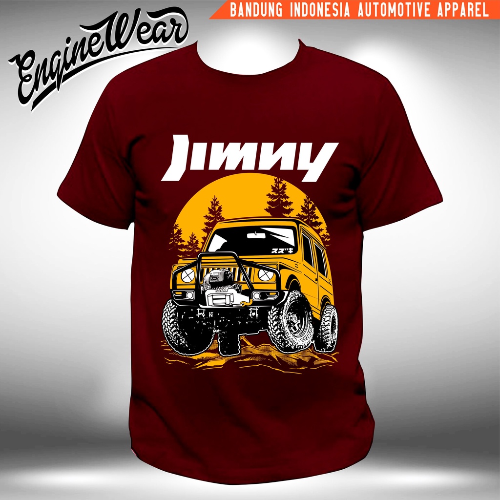 Jual Kaos Jimny SJ410 Kaos baju tshirt mobil Jeep Offroad suzuki jimny
