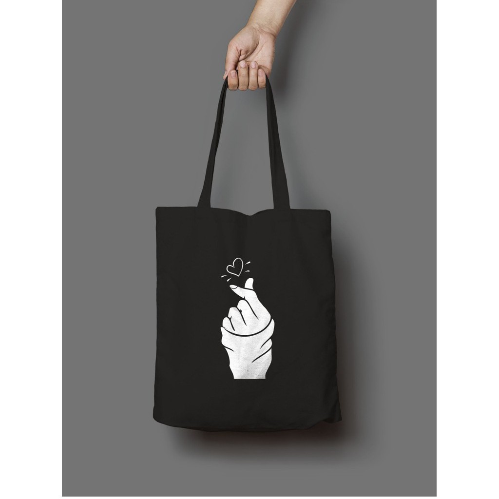 TOTE BAG LOVE SIGN TAS TOTE WANITA TAS TOTEBAG WANITA TAS WANITA MURAH TAS KOREA TOTEBAG KP