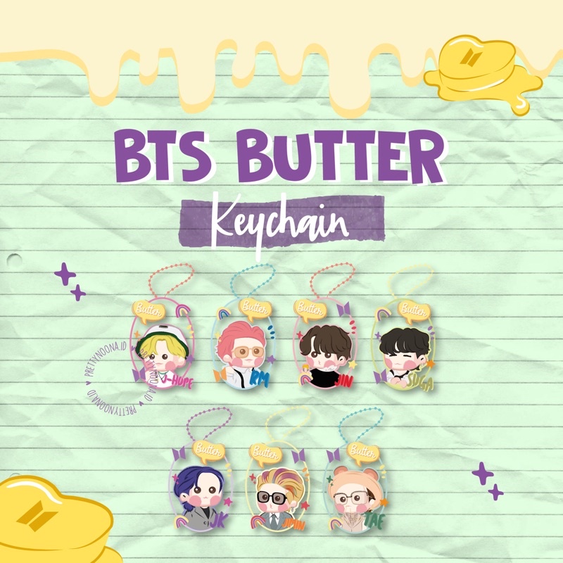 Jual BTS BUTTER KEYCHAIN | Shopee Indonesia