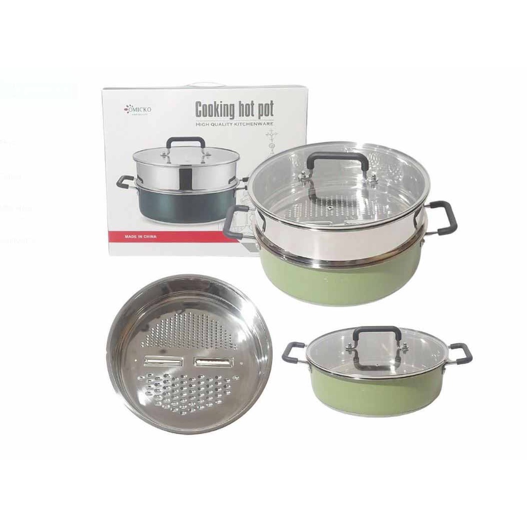 Jual Panci Steamer Stainless Tebal Dua Susun Shopee Indonesia