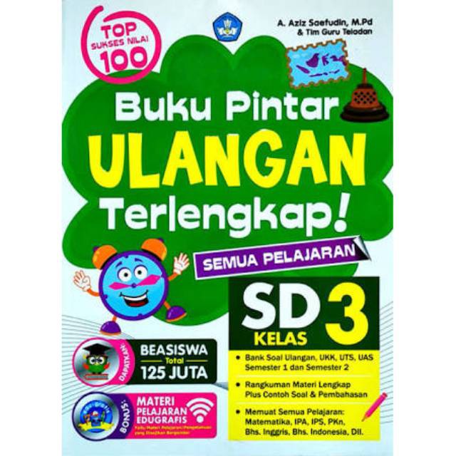 Jual BUKU PINTAR ULANGAN TERLENGKAP SEMUA PELAJARAN SD KELAS 3 | Shopee ...