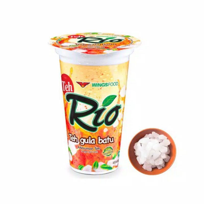 Jual Teh Rio 180 ML Teh Gula Batu Asli | Shopee Indonesia