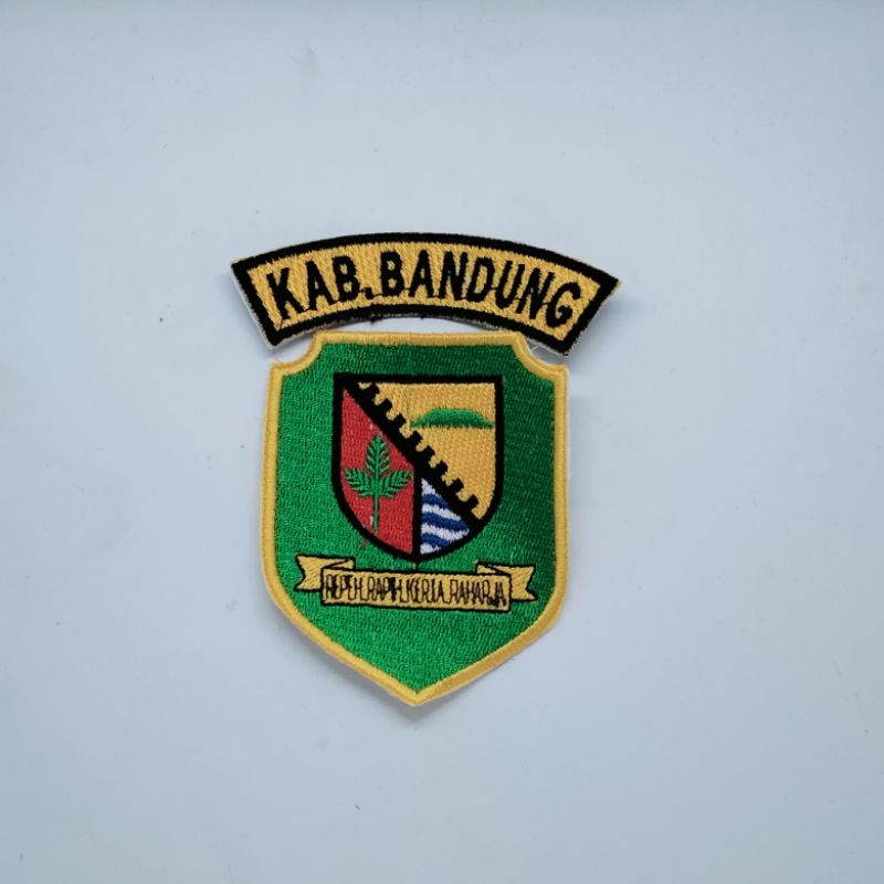 Jual Logo Bordir Kabupaten Bandung Logo Kabupaten Bandung Bordir Logo Kabupaten Bandung