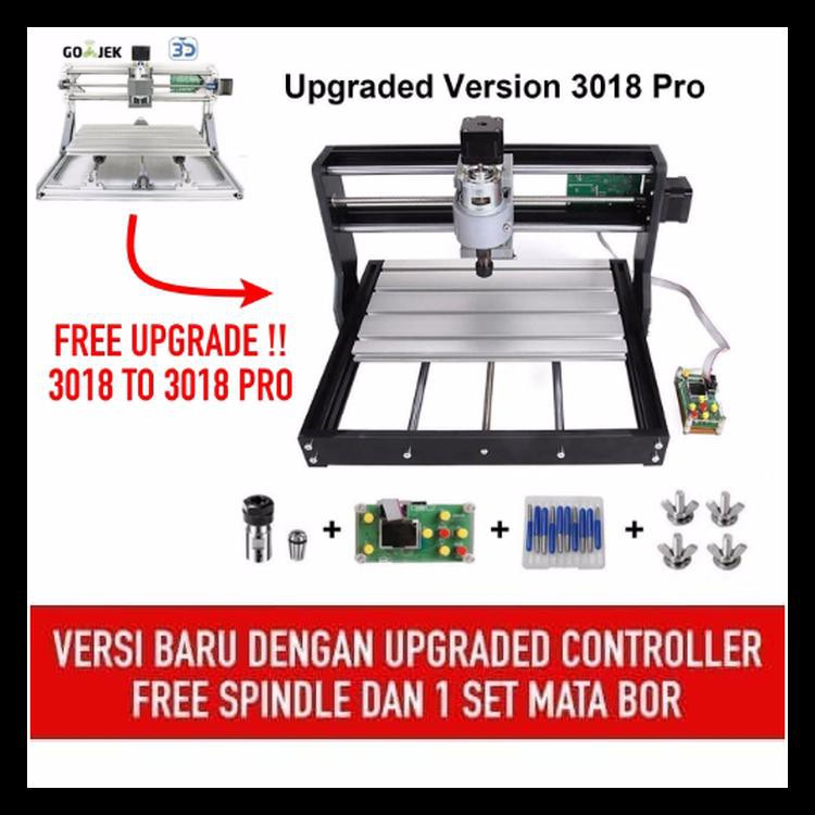 Jual Terbaik Cnc Router 3018 Mini Mesin Cnc Pcb Milling 300*180*45 Mm