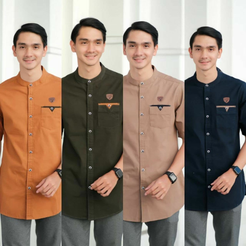 Jual Baju Koko Pria Muslim Gus Azmi Syubbanul Muslimin Kombinasi Hadroh ...