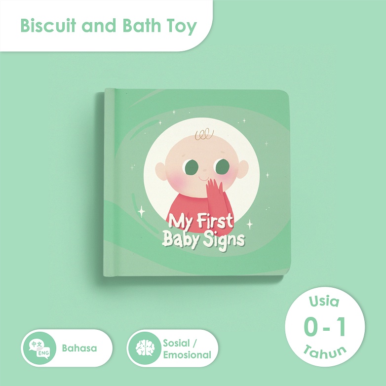 Jual Learning Time Buku Edukasi Anak / Bayi My First Baby Signs Book (Mengajar Bahasa Isyarat