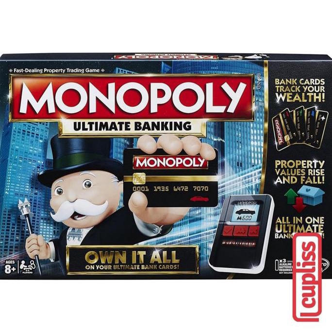 Jual HASBRO BOARD GAME MONOPOLY ULTIMATE BANKING B6677 PERMAINAN PAPAN ...