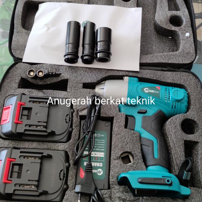 Jual MESIN BOR CORDLESS IMPACT WRENCH 21 V BUKA BAUT OBENG BOR BATERAI ...