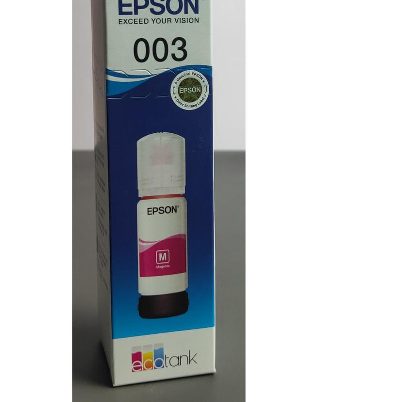 Jual Exclusivetinta Epson 003 Cyan Magenta Yellow Black Original Printer L5190 L3150 L3110