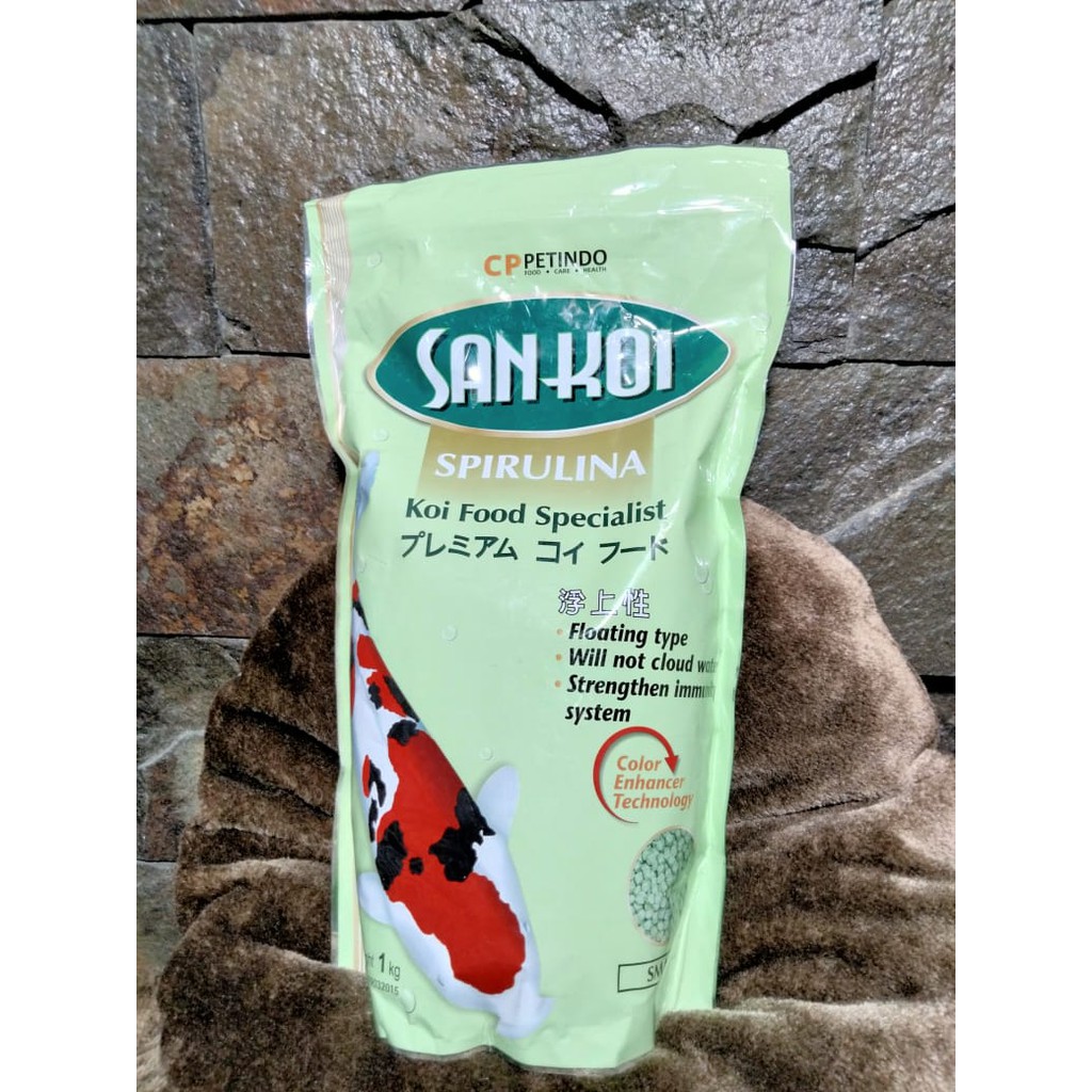 Jual SANKOI SPIRULINA FISH FOOD 1KG | Shopee Indonesia