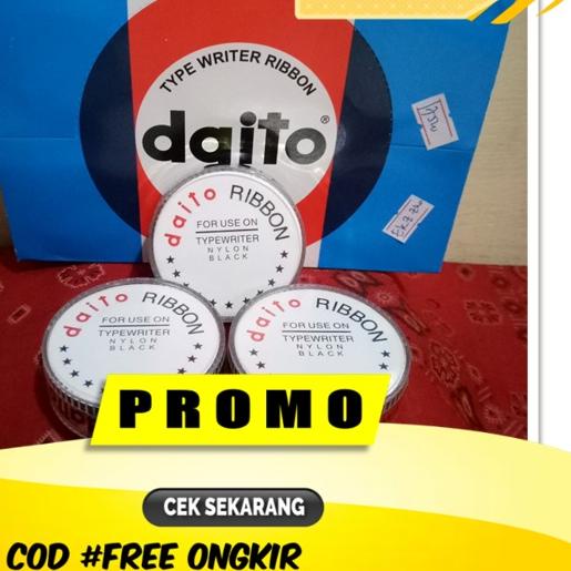 Jual Tinta Mesin Ketik Manual Pita Mesin Tik Manual Daito Dai-Ink ...