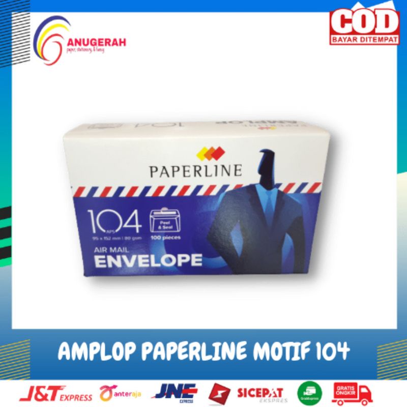 Jual AMPLOP PAPERLINE 104 MOTIF/GARIS (PCS) | Shopee Indonesia