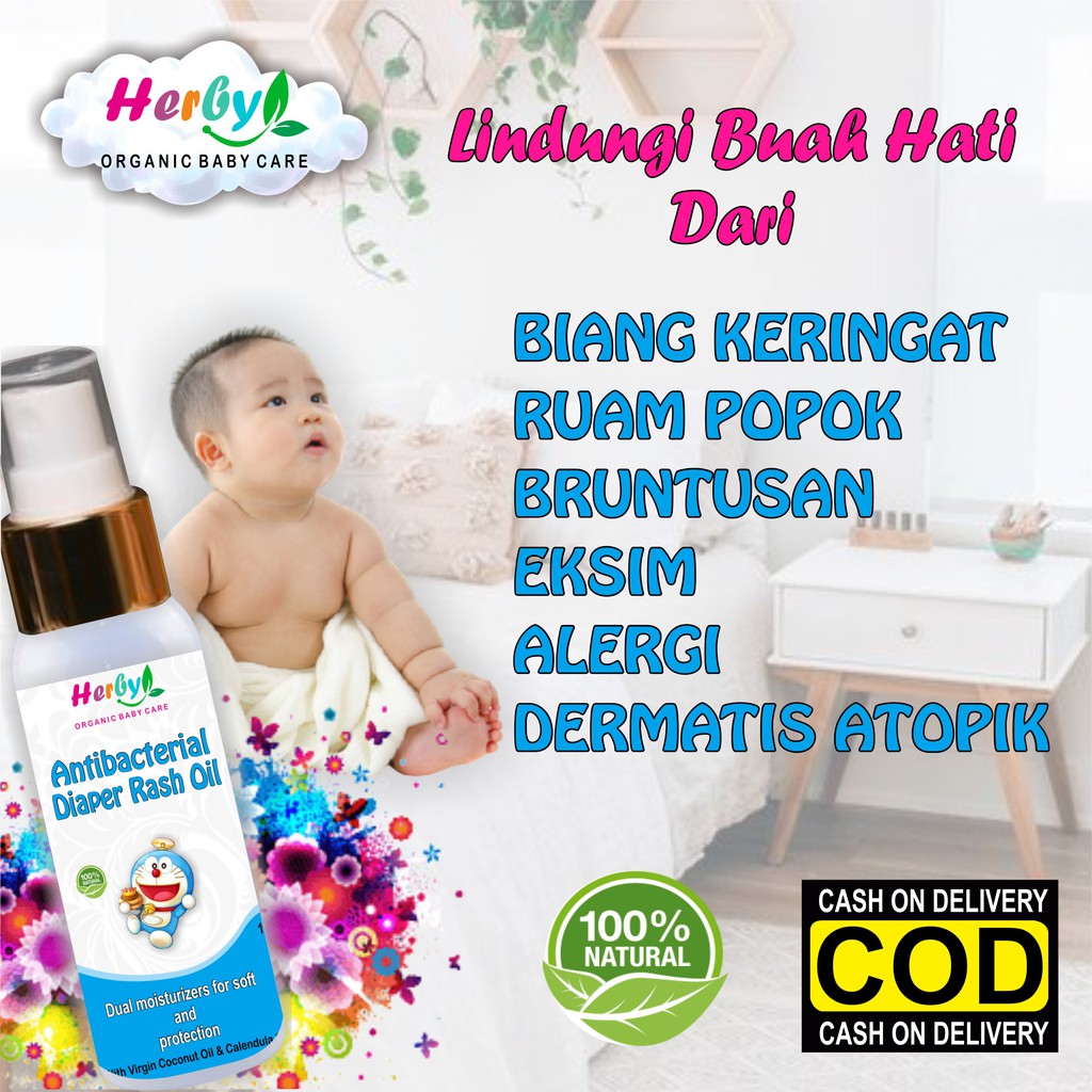 Jual Obat Biang Keringat Kulit Gatal Bruntusan Alami Bayi Baby Anak ...