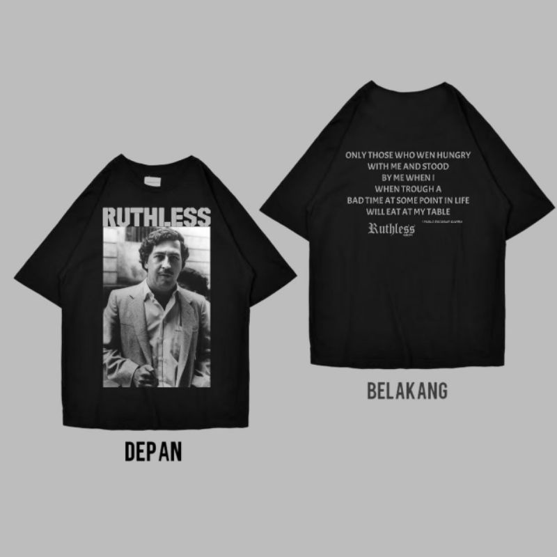 Jual Kaos Oversize Pablo Escobar Terbaru Bisa Bayar Ditempat | Shopee