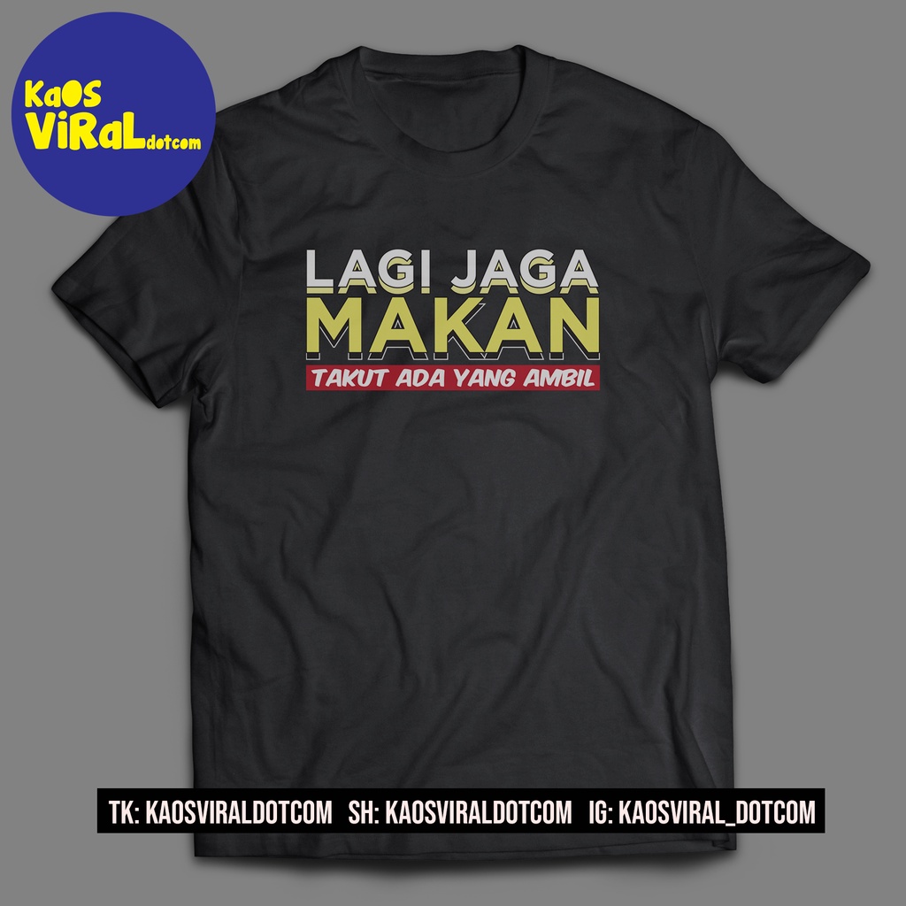 Jual Baju Kaos Viral Nex Carlos Lagi Jaga Makan T Shirt Distro Sablon Unisex Pria Wanita