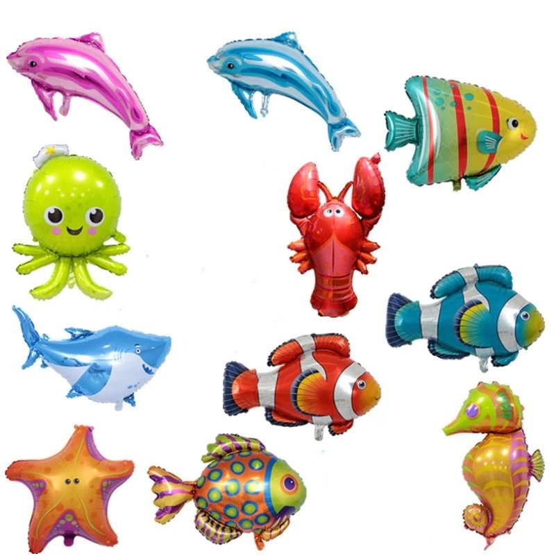 Jual Balon Foil Ikan Laut / Balon Hewan Laut Ukuran Jumbo | Shopee ...