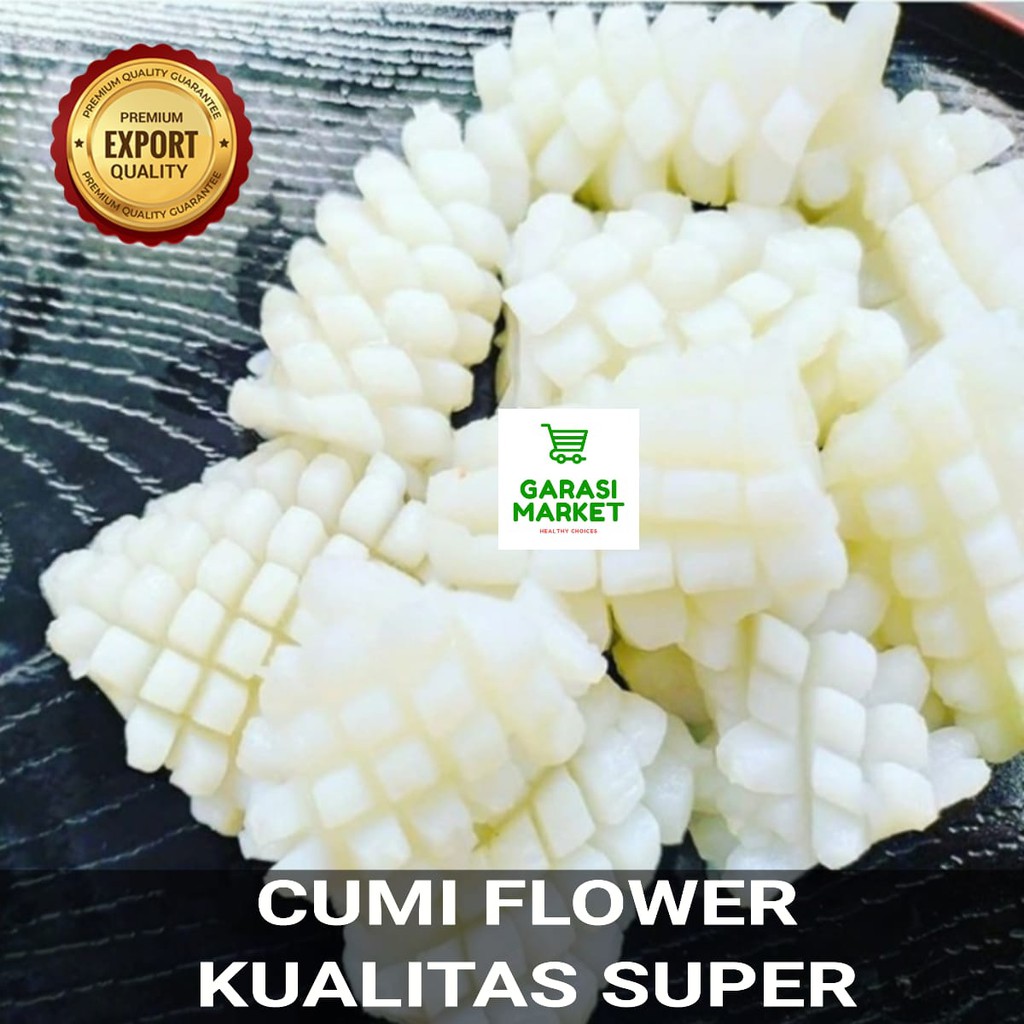 Jual Cumi Flower Kupas Bersih Segar Import 1kg Frozen Fresh Kualitas