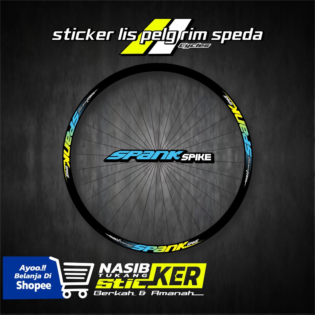 Jual STICKER SPEDA STIKER LIS PELG/RIM SPEDA SPANK SPIKE | Shopee Indonesia