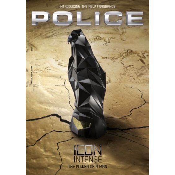 Jual Parfum Pria Original Reject Police Icon Intense EDP 125ml | Shopee ...