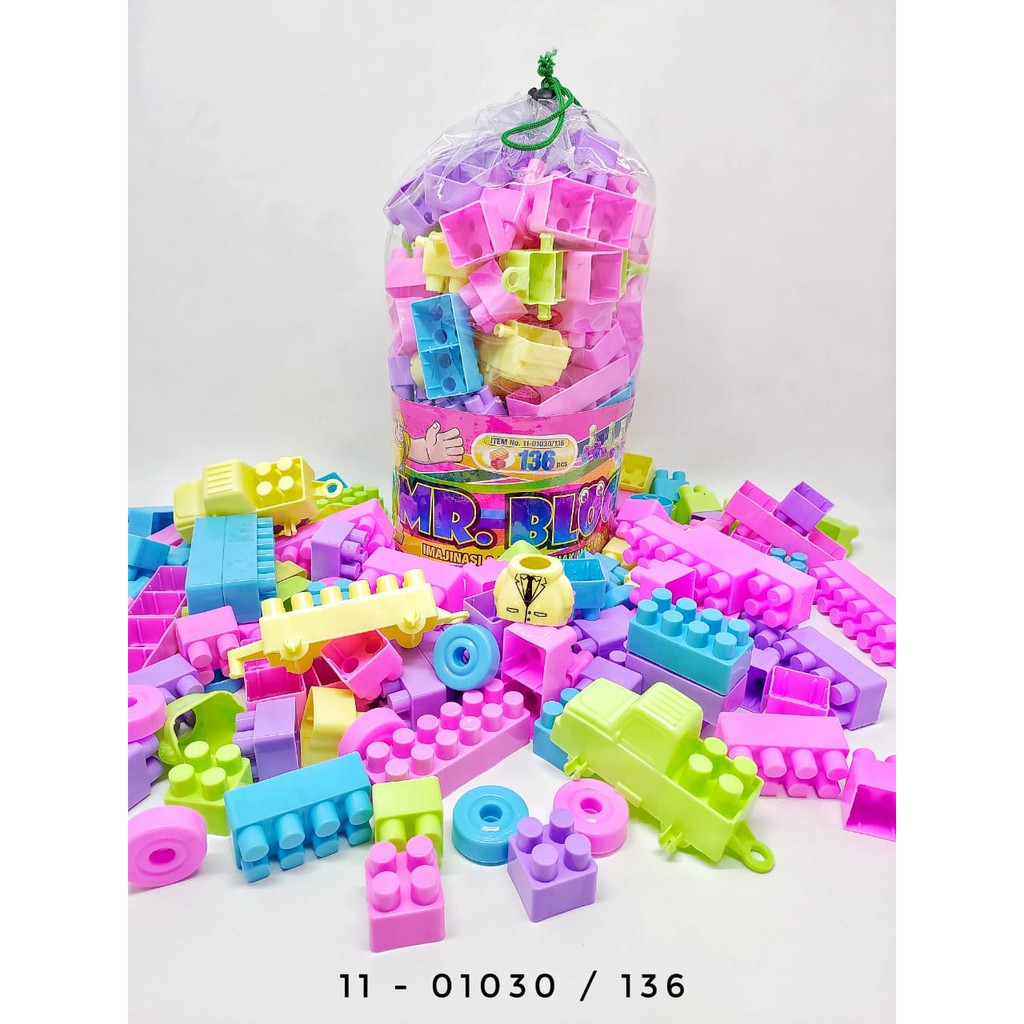 Jual MR BLOCK 136 PCS - MAINAN BLOCK EDUKASI EDUKATIF ANAK | Shopee ...