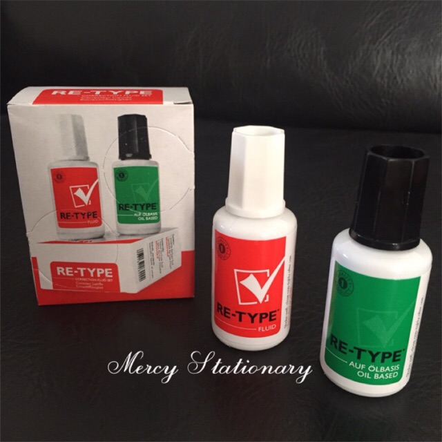 Jual Tip Ex Cair Correction Fluid Retype Set Thinner TipEx Shopee