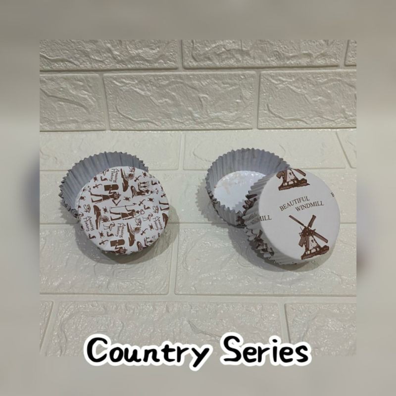 Jual Country Series - Cup roti bulat ( cup case bread ) uk 140 x 80 mm ...