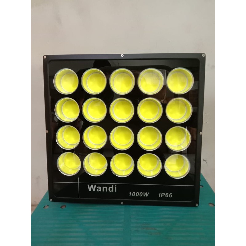 Jual Kap Sorot LED Floodlight COB 1000W Outdoor IP66 | Shopee Indonesia
