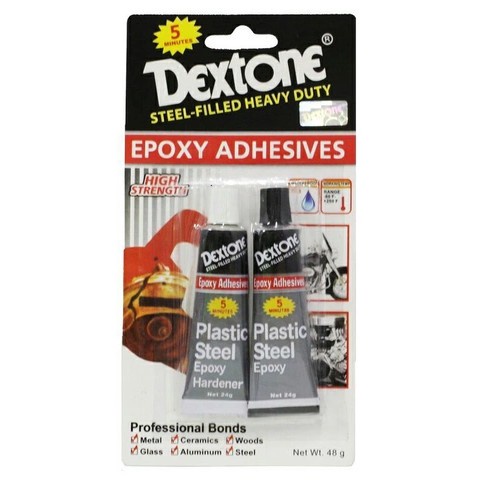 Jual Lem Besi Dextone 5 Menit 12 Gram Lem Besi Super Kuat | Shopee ...