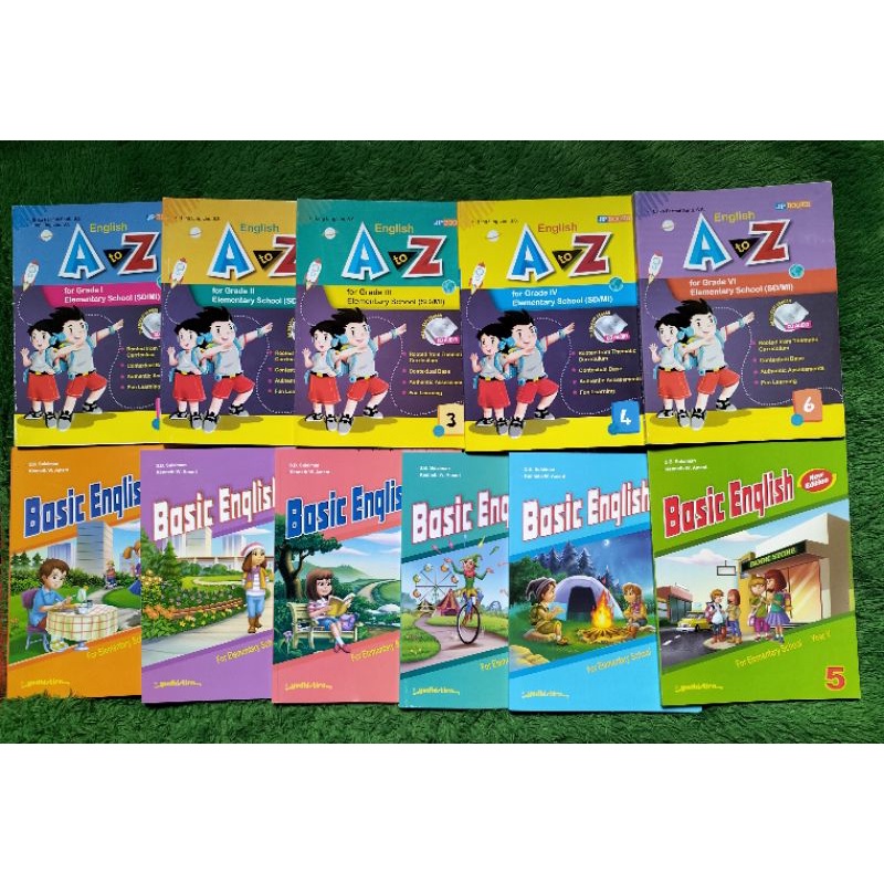 Jual ORIGINAL BUKU BAHASA INGGRIS SD ENGLISH A TO Z BASIC ENGLISH KELAS ...