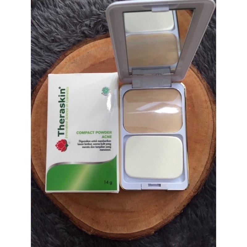 Jual Theraskin compact powder acne | Shopee Indonesia