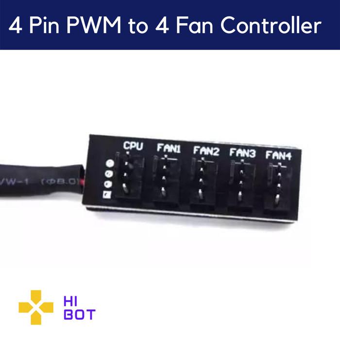 Jual 4 Pin PWM to 5 Fan Splitter | Shopee Indonesia