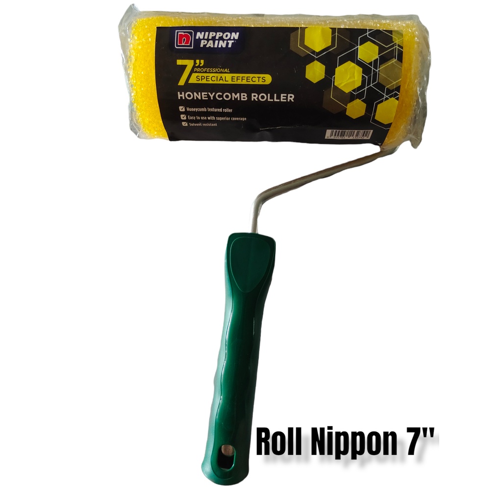 Jual Kuas Roll Tekstur NIPPON PAINT Texture Paint Roller Hexagonal 7