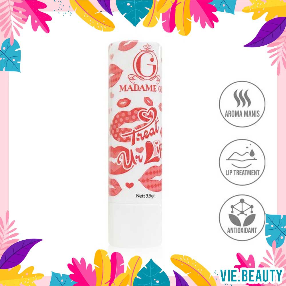 Jual Madame Gie Treat Ur Lips EXP 04 2023 | Lip Balm | Shopee Indonesia