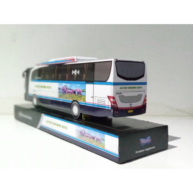Jual Miniatur Bis Safari Dharma Raya Bus OBL new travego temanggung ...
