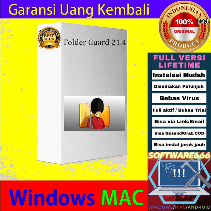 Jual Software Membatasi Akses Folder / File: Folder Guard 21 [WIN ...