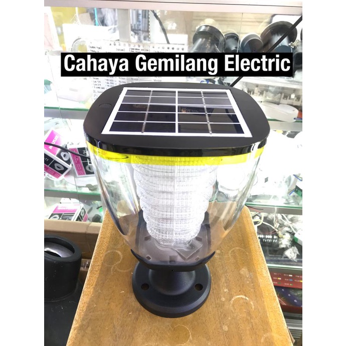 Jual Lampu Pilar Solar Cell Tenaga Surya Lampu Taman Solarcell Terbaru