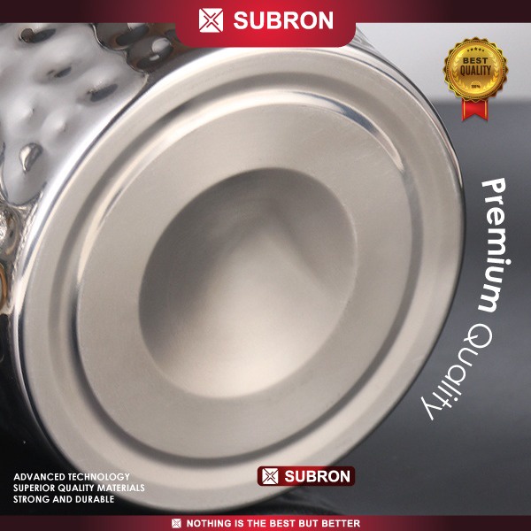 Jual SUBRON Ice Bucket Stainless Steel 3.5L 5L Wadah Ember Motif Es ...