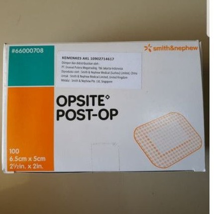 Jual Opsite 6,5cm x 5cm Opsit post-Op 6.5cm x 5cm plester anti air ...