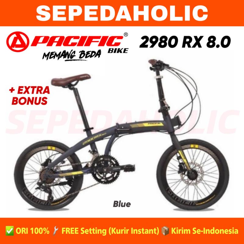 Jual Sepeda Lipat 20 Inch PACIFIC 2980 RX 8.0 Rem Hidrolik Garansi ...