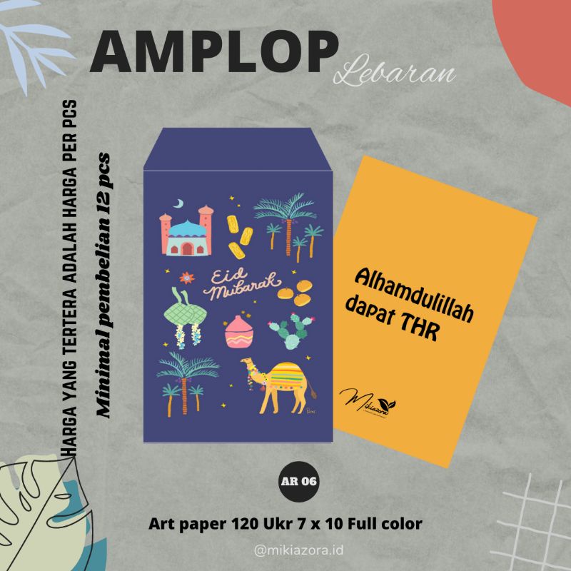 Jual Amplop Lebaran Premium Amplop Angpau Eid Fitri Lucu Minimal 12 Pcs Shopee Indonesia