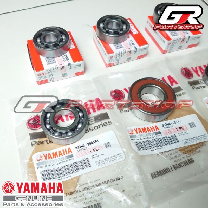 Jual BEARING SET GEARBOX AEROX NMAX LEXI ORIGINAL YAMAHA BERING KLAHER ...