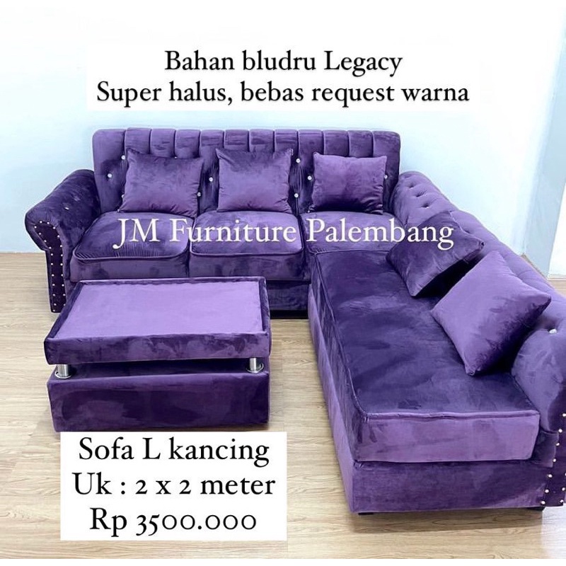 Jual Sofa L Kancing Minimalis Legacy Shopee Indonesia