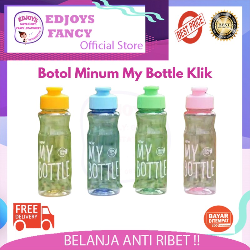 Jual Botol air botol minum my bottle klik warna-i 500ML | Shopee Indonesia