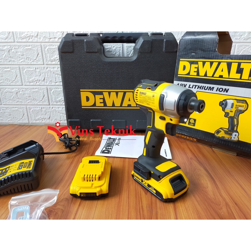 Jual Mesin Bor Impact Cordless Impact Driver Dcf D Dewalt Dcf D Shopee Indonesia