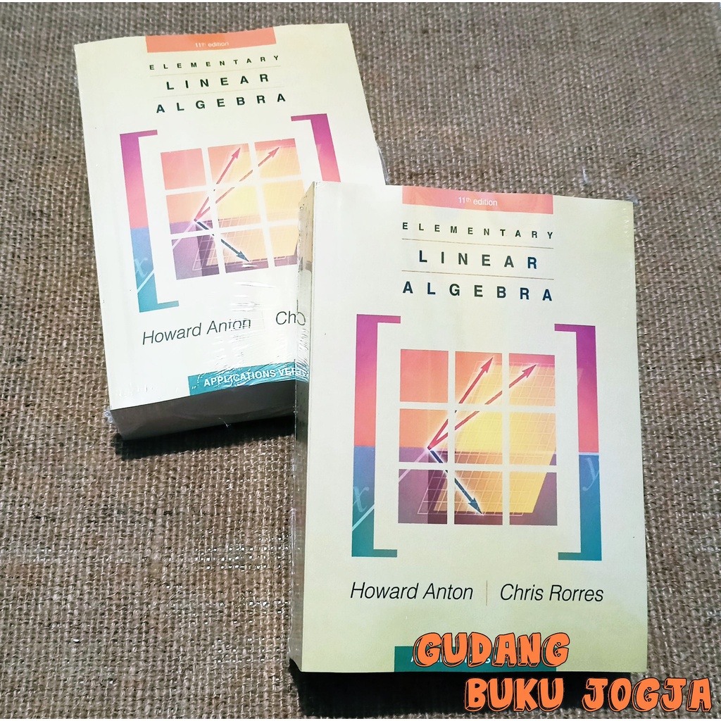 Jual elementary linear algebra by howard anton edisi 11 buku baru dan