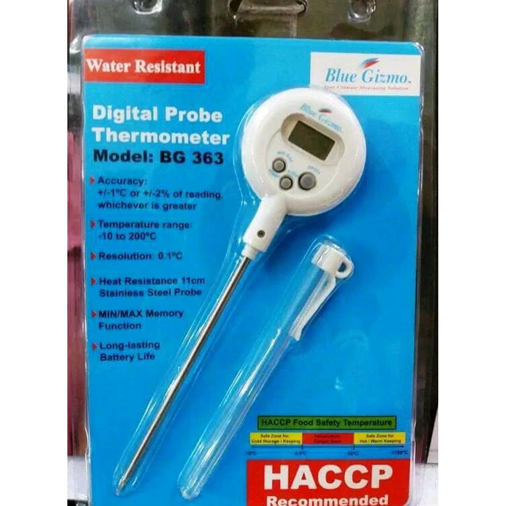 BG-363 Electronic Waterproof Thermometer Dough Fermentation Probe