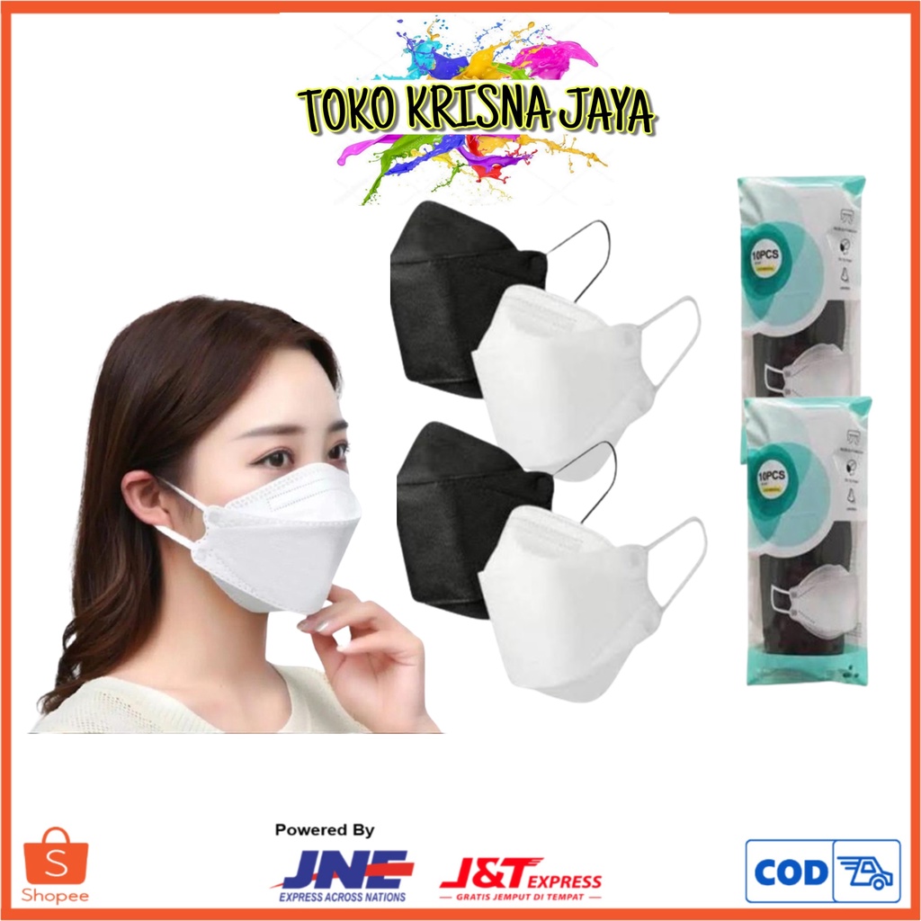 Jual MASKER KF94 1 PACK ISI 10 PCS VARIASI PUTIH | ABU | HITAM | Shopee ...