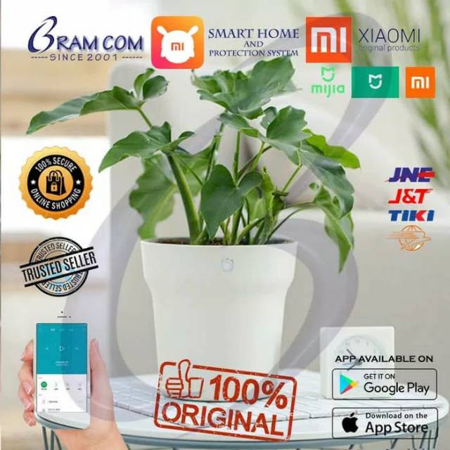Jual Xiaomi Smart Flower Pot Flora Ropot Waterproof MiHome Control
